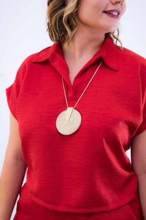 Conjunto Salvador - Bermuda e Blusa em Linho Light