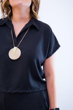 Conjunto Salvador - Bermuda e Blusa em Linho Light