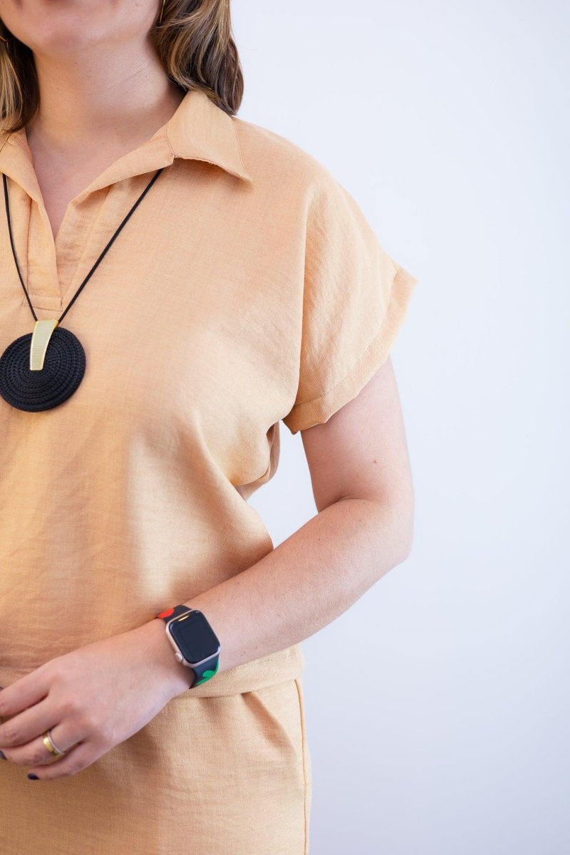 Conjunto Salvador - Bermuda e Blusa em Linho Light