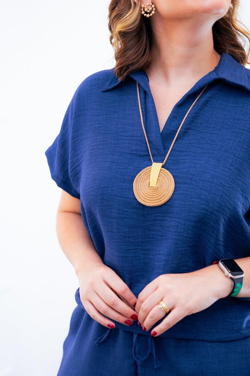 Conjunto Salvador - Bermuda e Blusa em Linho Light