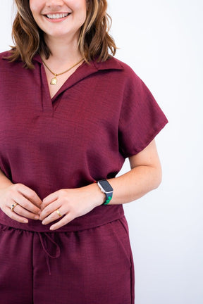 Conjunto Salvador - Bermuda e Blusa em Linho Light