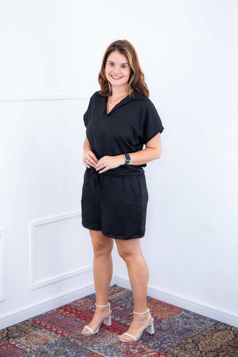 Conjunto Salvador - Bermuda e Blusa em Linho Light