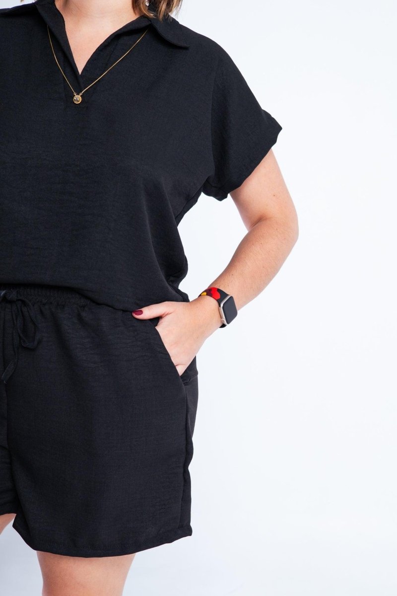 Conjunto Salvador - Bermuda e Blusa em Linho Light