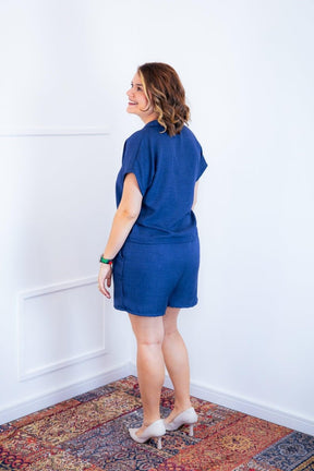 Conjunto Salvador - Bermuda e Blusa em Linho Light