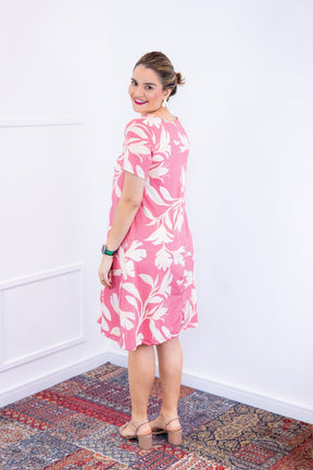 Vestido Sara - Malha Confort Deluxe Midi com Mangas e Bolsos