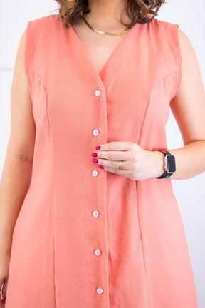 Vestido Vanessa – Midi Regata Ajustável em Viscose Marrant