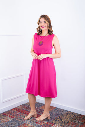Vestido Sofia - Malha Confort Regata Midi