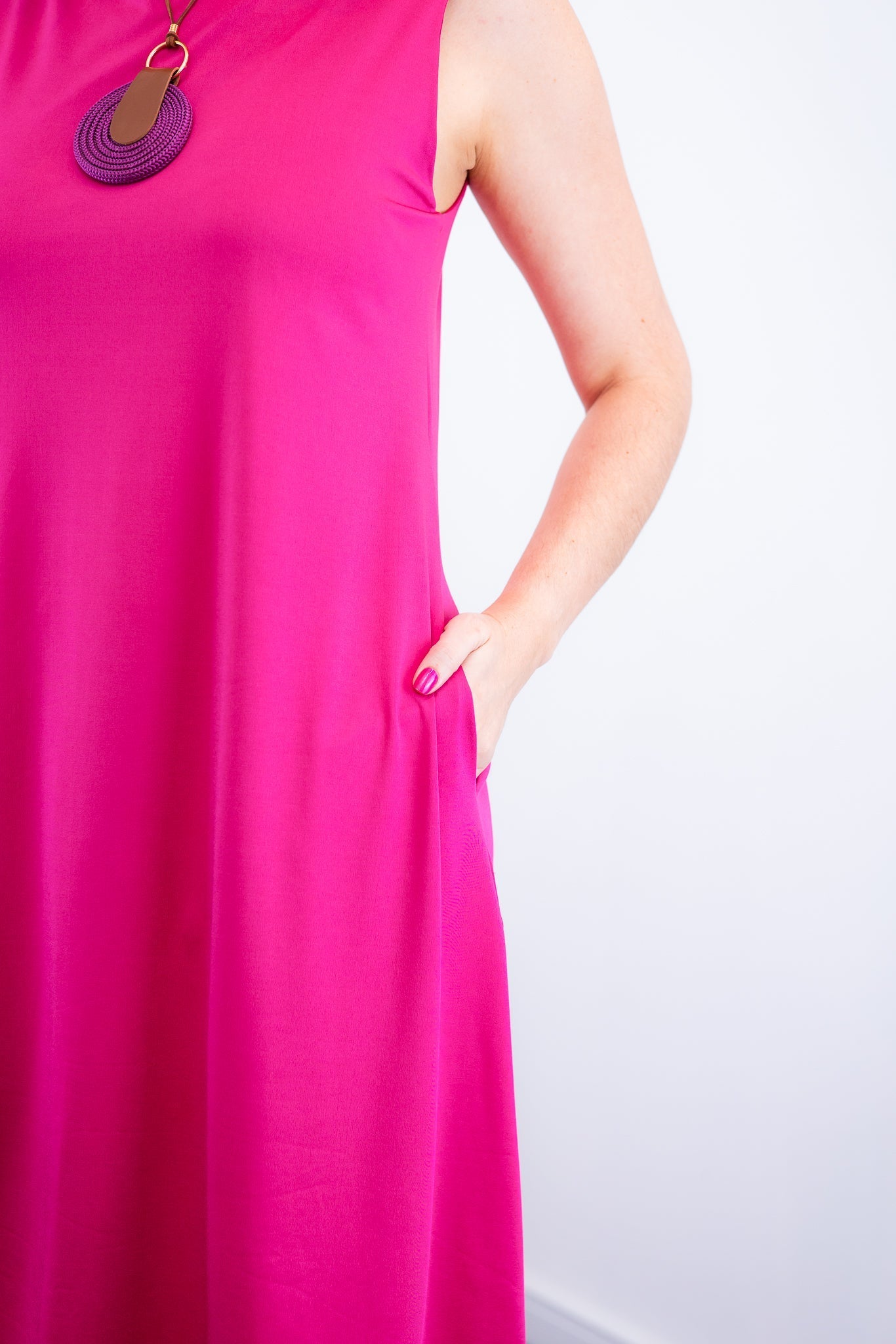 Vestido Sofia - Malha Confort Regata Midi