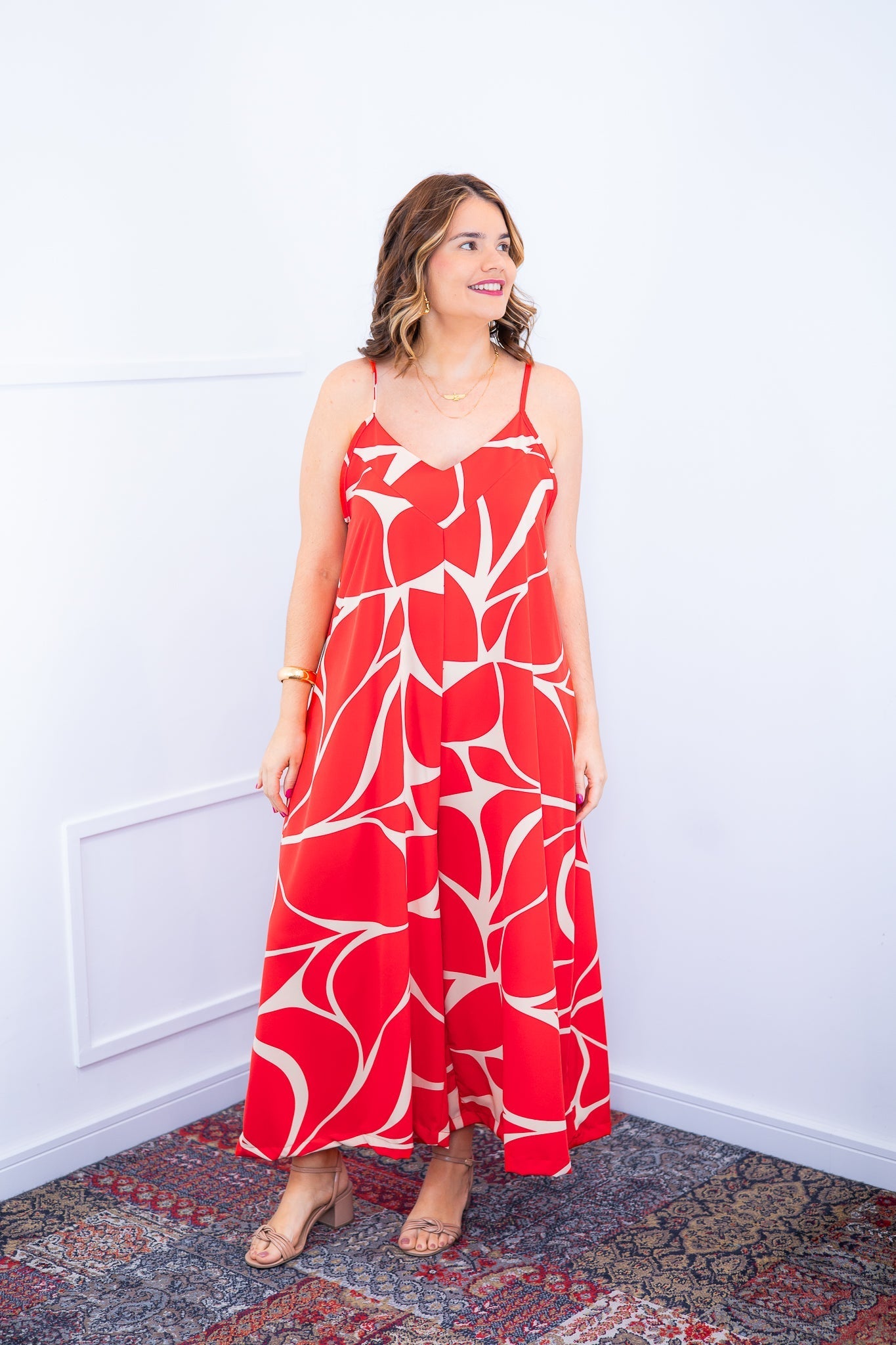 Macacão Grécia – Pantalona em Crepe com Alça Ajustável