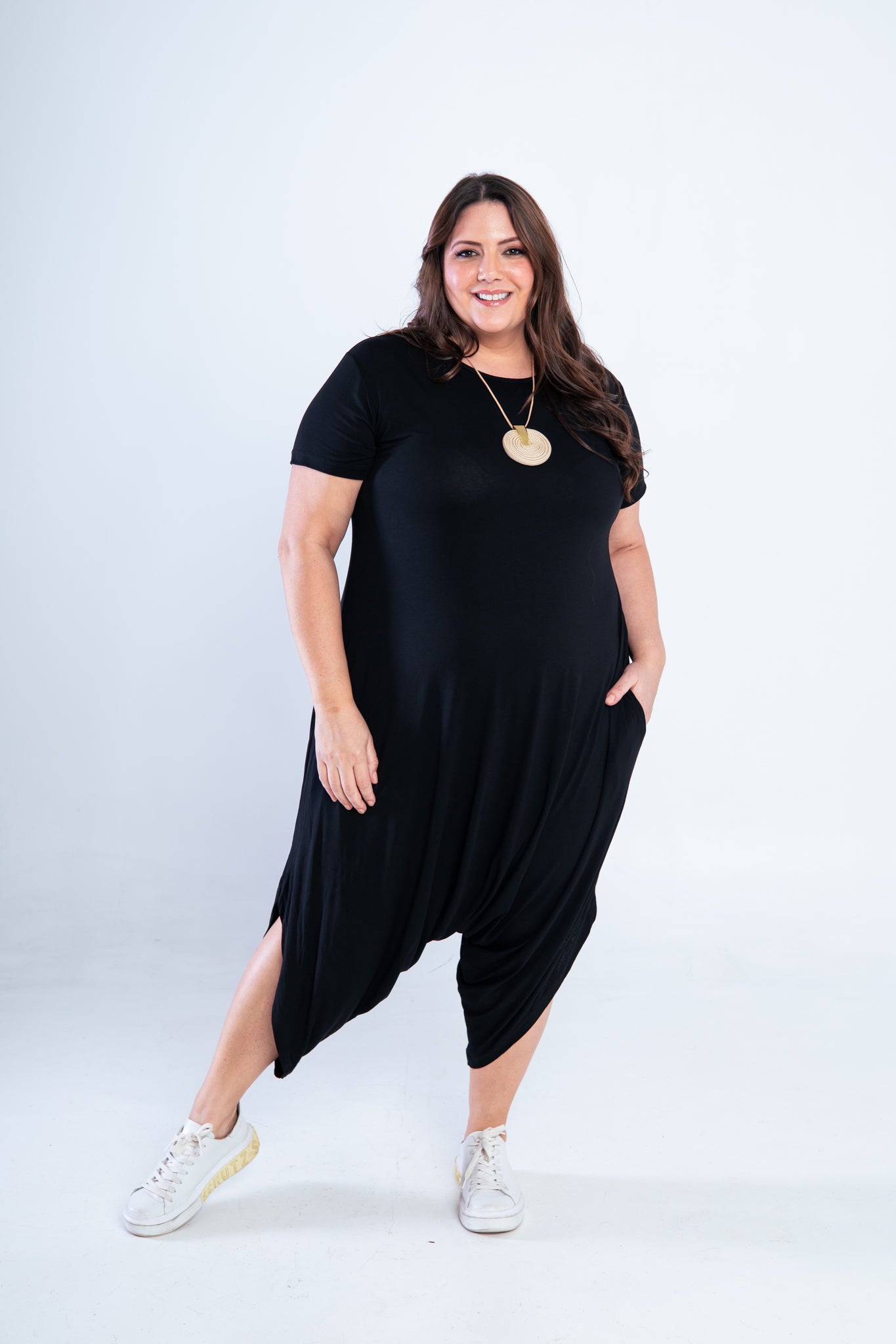 Macacão Fênix - Saruel com Bolsos em Viscolycra