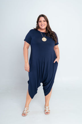 Macacão Fênix - Saruel com Bolsos em Viscolycra