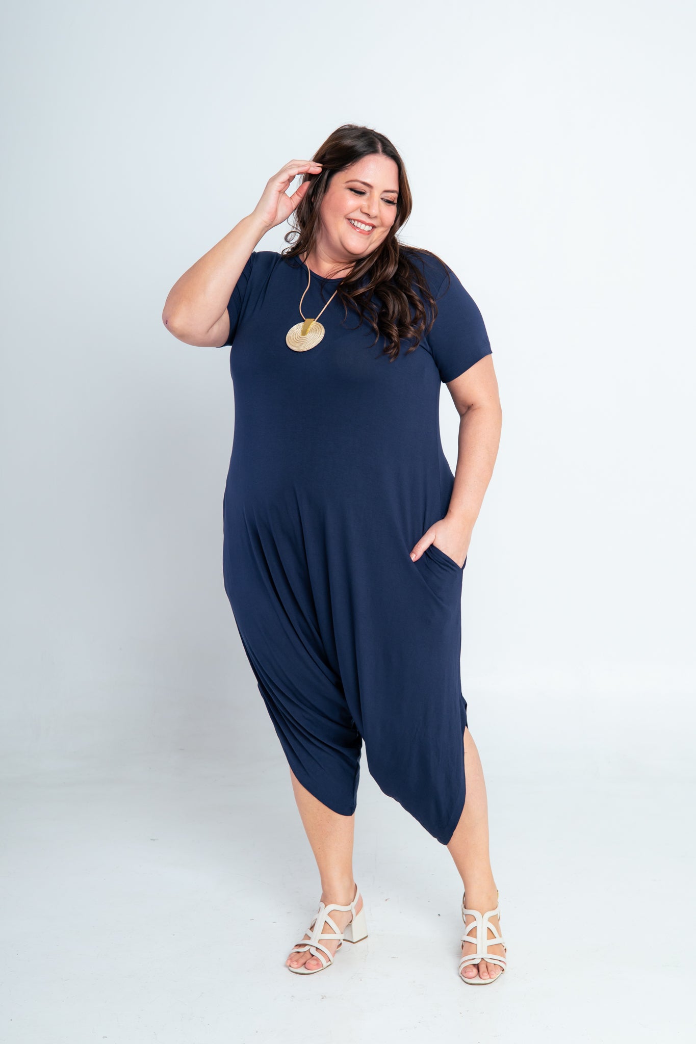 Macacão Fênix - Saruel com Bolsos em Viscolycra