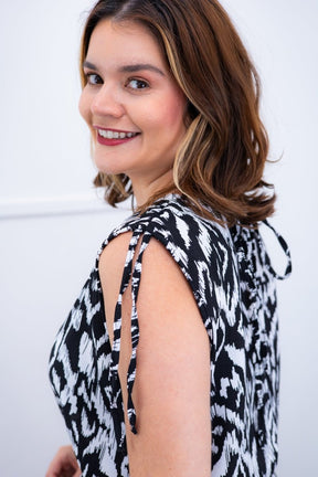 Macacão Caribe - Pantalona em Crepe com Decote V