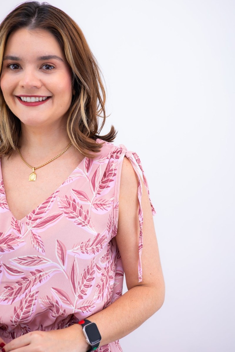 Macacão Caribe - Pantalona em Crepe com Decote V