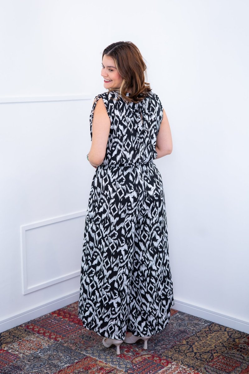 Macacão Caribe - Pantalona em Crepe com Decote V