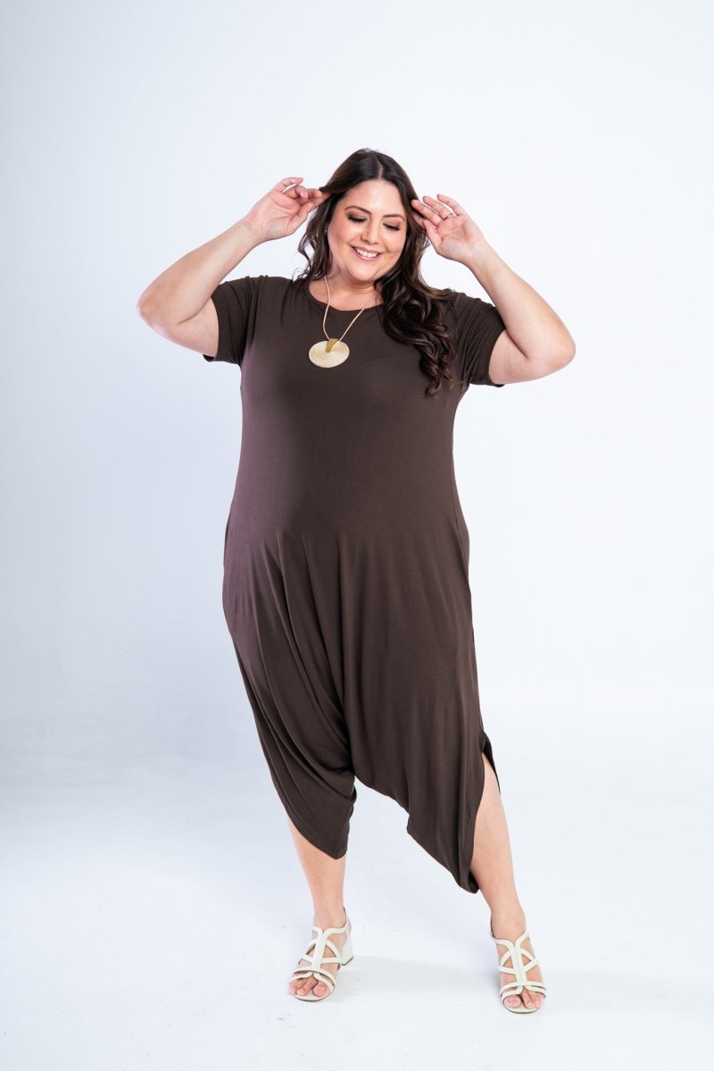 Macacão Fênix - Saruel com Bolsos em Viscolycra