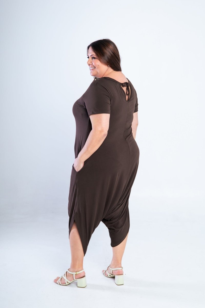 Macacão Fênix - Saruel com Bolsos em Viscolycra