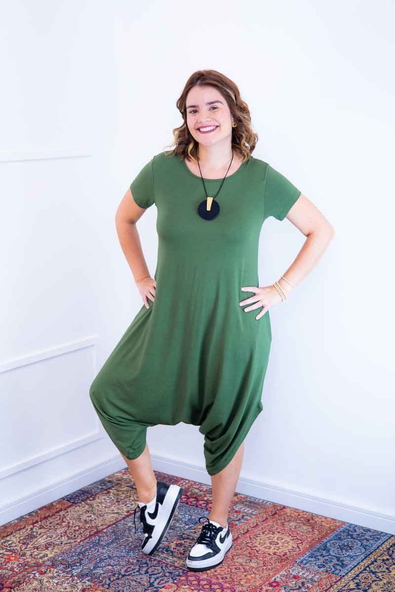 Macacão Fênix - Saruel com Bolsos em Viscolycra