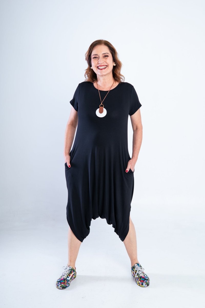 Macacão Fênix - Saruel com Bolsos em Viscolycra