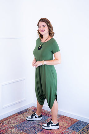 Macacão Fênix - Saruel com Bolsos em Viscolycra