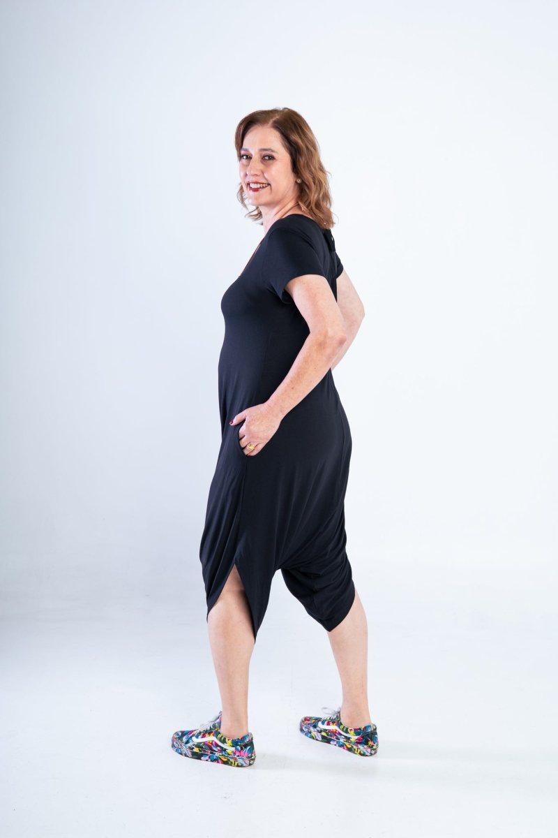 Macacão Fênix - Saruel com Bolsos em Viscolycra