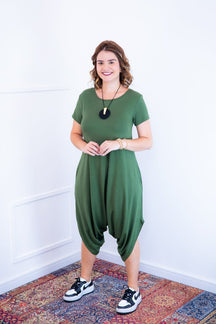 Macacão Fênix - Saruel com Bolsos em Viscolycra