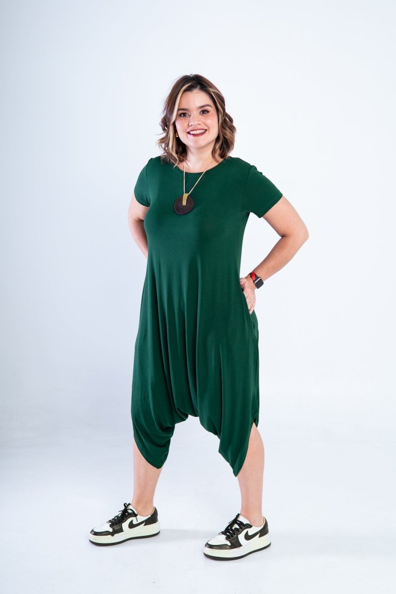 Macacão Fênix - Saruel com Bolsos em Viscolycra