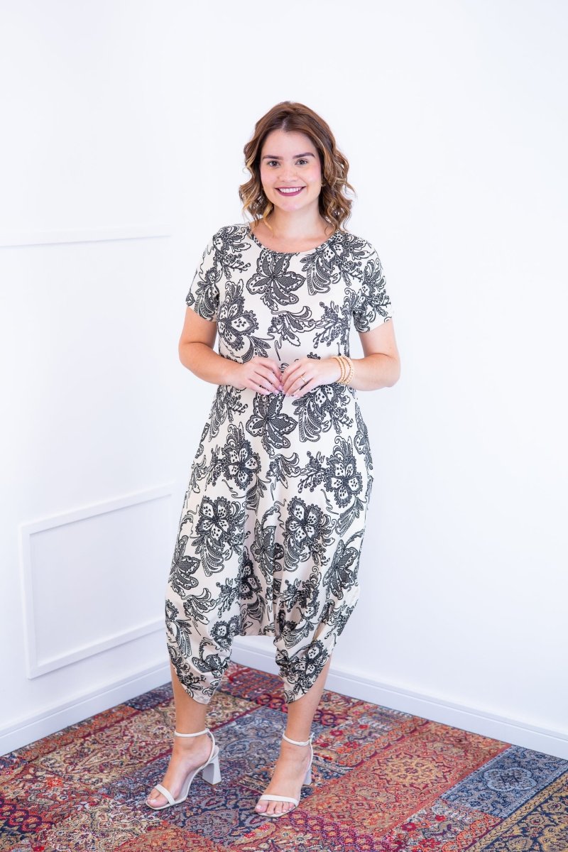 Macacão Fênix - Saruel com Bolsos em Viscolycra