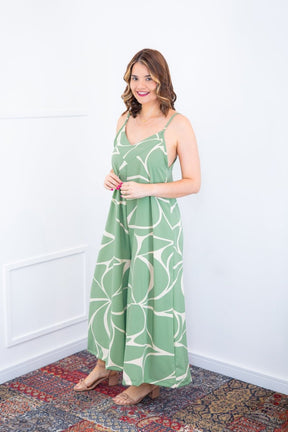 Macacão Grécia – Pantalona em Crepe com Alça Ajustável