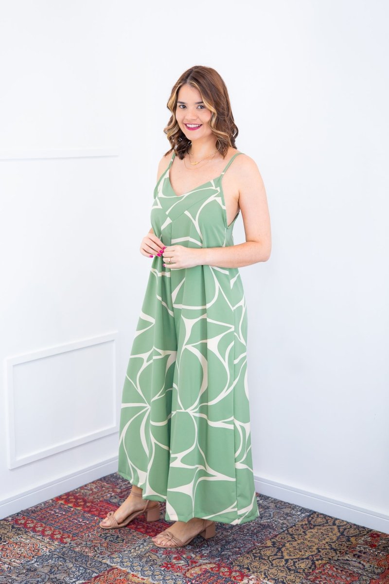 Macacão Grécia – Pantalona em Crepe com Alça Ajustável