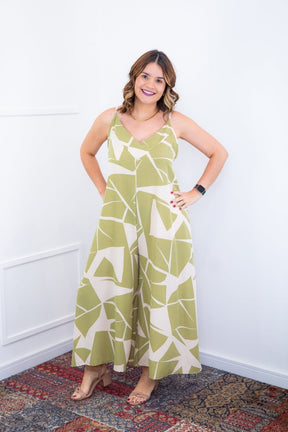 Macacão Grécia – Pantalona em Crepe com Alça Ajustável