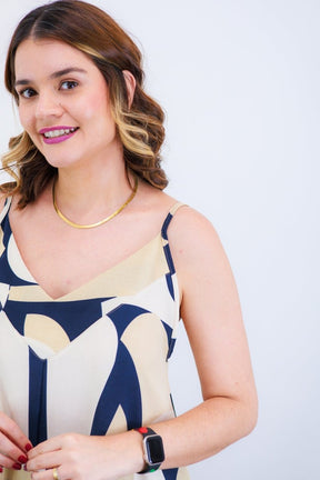 Macacão Grécia – Pantalona em Crepe com Alça Ajustável