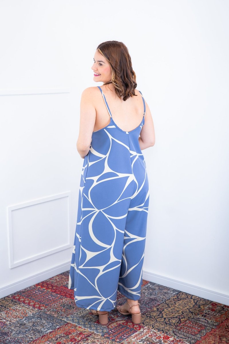 Macacão Grécia – Pantalona em Crepe com Alça Ajustável