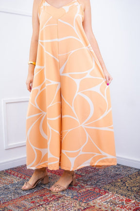 Macacão Grécia – Pantalona em Crepe com Alça Ajustável