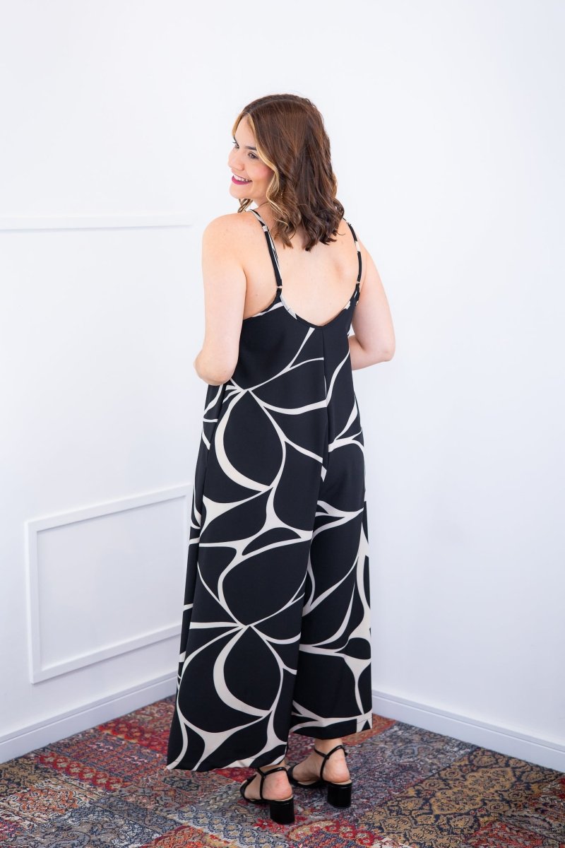 Macacão Grécia – Pantalona em Crepe com Alça Ajustável