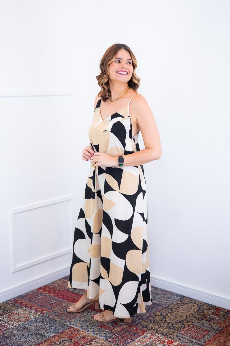 Macacão Grécia – Pantalona em Crepe com Alça Ajustável