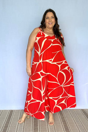 Macacão Grécia – Pantalona em Crepe com Alça Ajustável