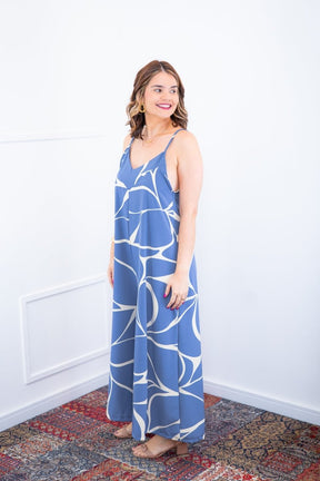 Macacão Grécia – Pantalona em Crepe com Alça Ajustável