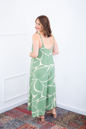 Macacão Grécia – Pantalona em Crepe com Alça Ajustável