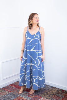 Macacão Grécia – Pantalona em Crepe com Alça Ajustável