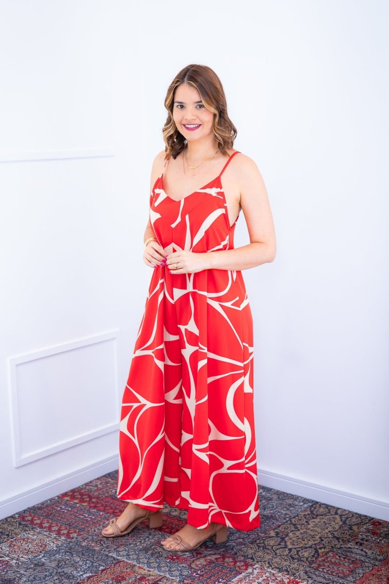 Macacão Grécia – Pantalona em Crepe com Alça Ajustável