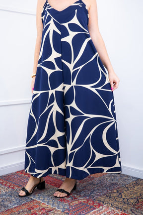 Macacão Grécia – Pantalona em Crepe com Alça Ajustável