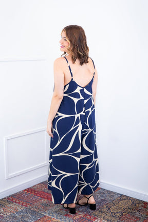 Macacão Grécia – Pantalona em Crepe com Alça Ajustável