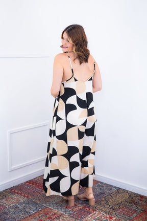 Macacão Grécia – Pantalona em Crepe com Alça Ajustável