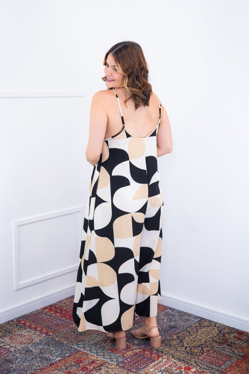 Macacão Grécia – Pantalona em Crepe com Alça Ajustável