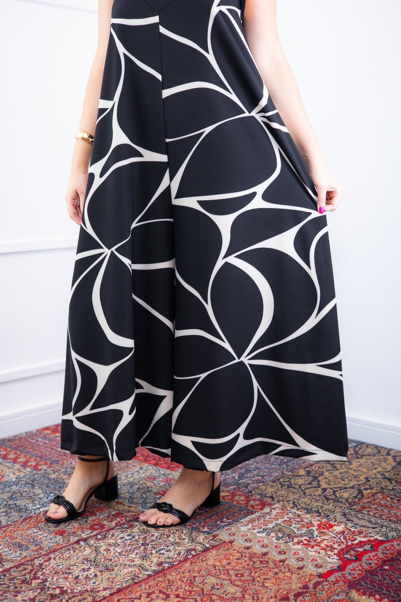 Macacão Grécia – Pantalona em Crepe com Alça Ajustável