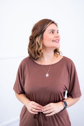 Macacão Isadora - Manga Japonesa com Calça Pantalona