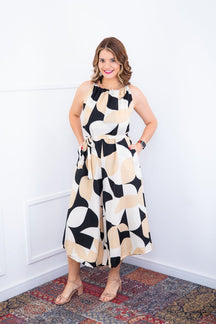 Macacão Maldivas – Pantalona em Crepe com Amarração