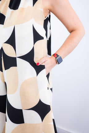 Macacão Maldivas – Pantalona em Crepe com Amarração