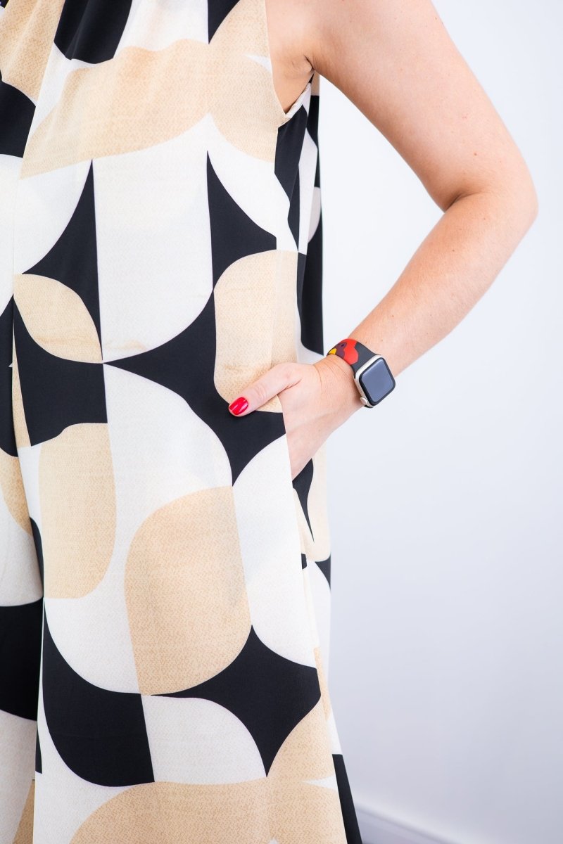 Macacão Maldivas – Pantalona em Crepe com Amarração